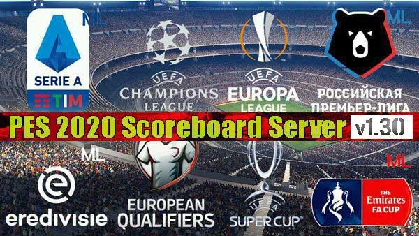 PES 2020 "Scoreboard Server v1.30 by zlac"