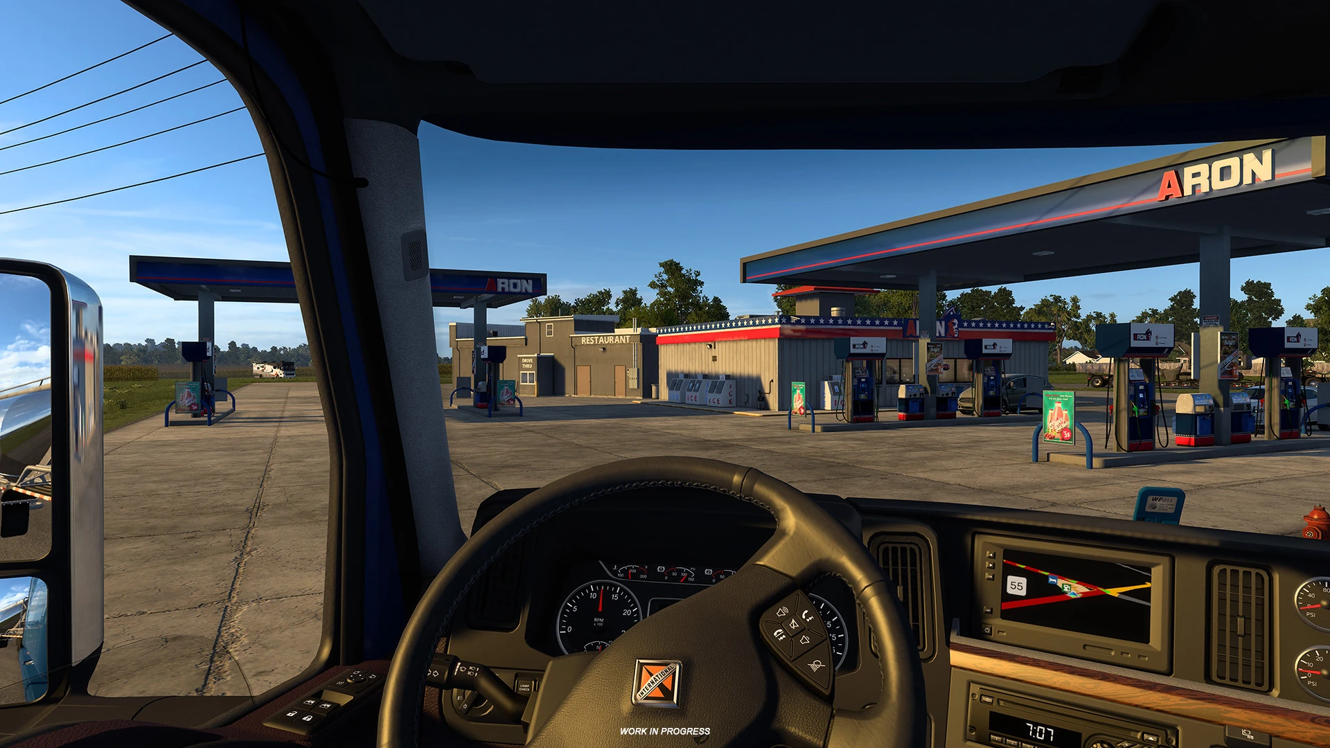 Новые скриншоты из будущего DLC Иллинойс для American Truck Simulator - тракстопы