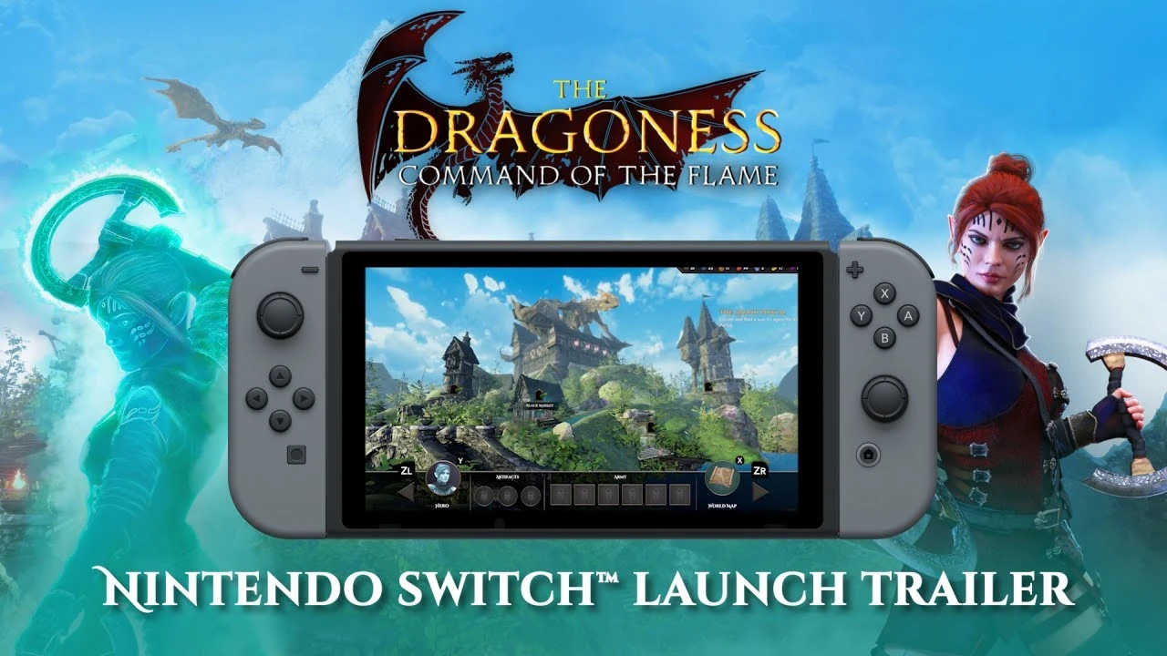 Пошаговая ролевая стратегия The Dragoness: Command of the Flame добралась до Nintendo Switch