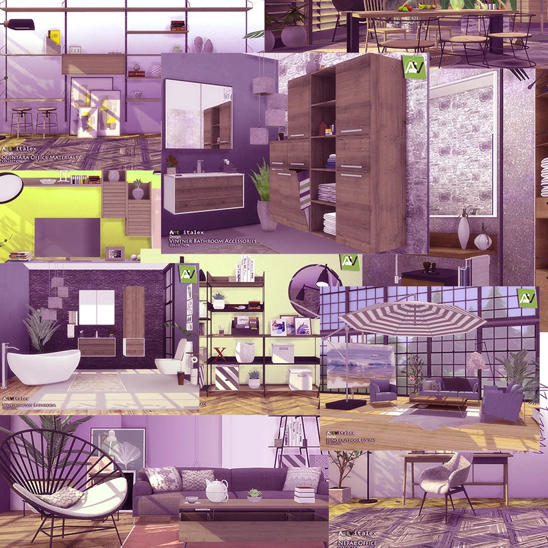 Sims 4 "2-й Огромный набор мебели и электротехники (2020)"