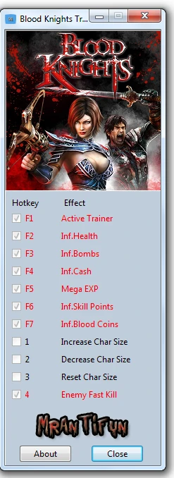 Blood Knights: Трейнер/Trainer (+9) [1.0] {MrAntiFun}