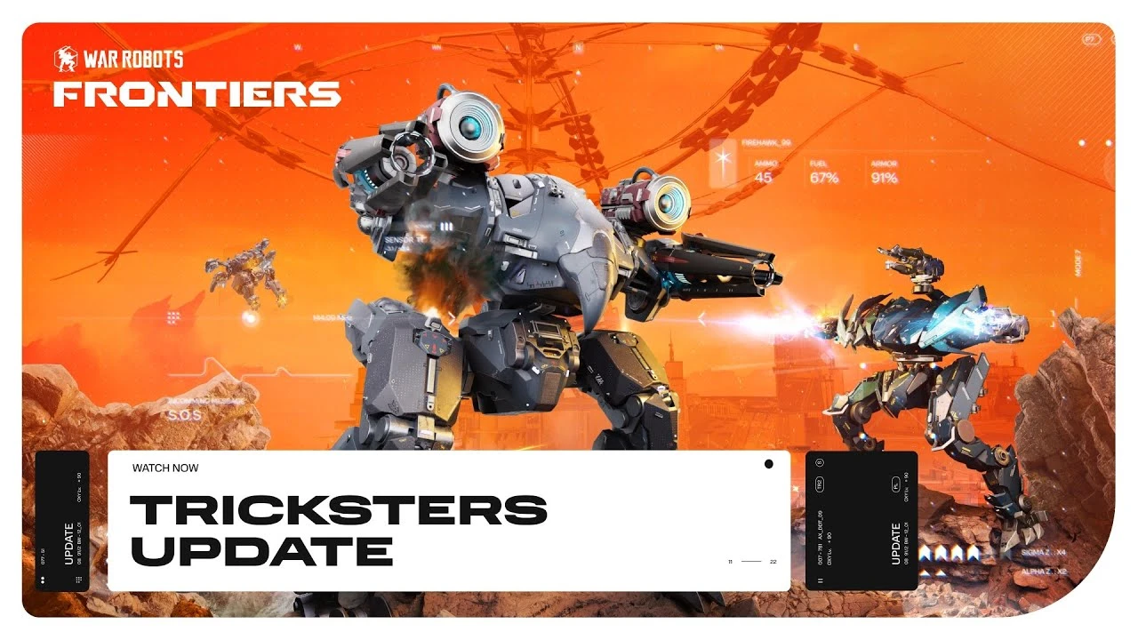 Для War Robots: Frontiers вышло обновление "Трикстеры" с новой картой, роботами и многим другим