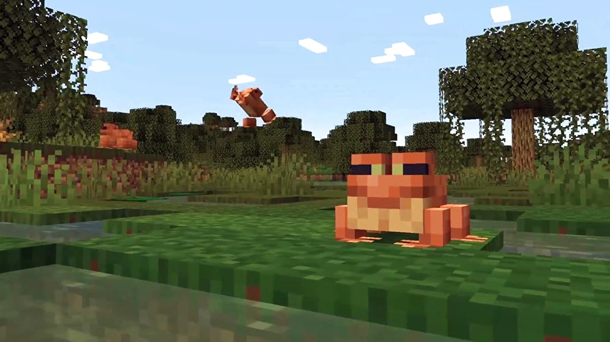 Как разводить лягушек в Minecraft