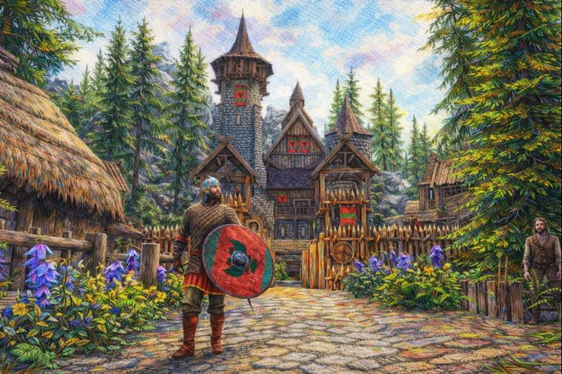 The Elder Scrolls 5: Skyrim Special Edition "Город Фельбург" [1.4]