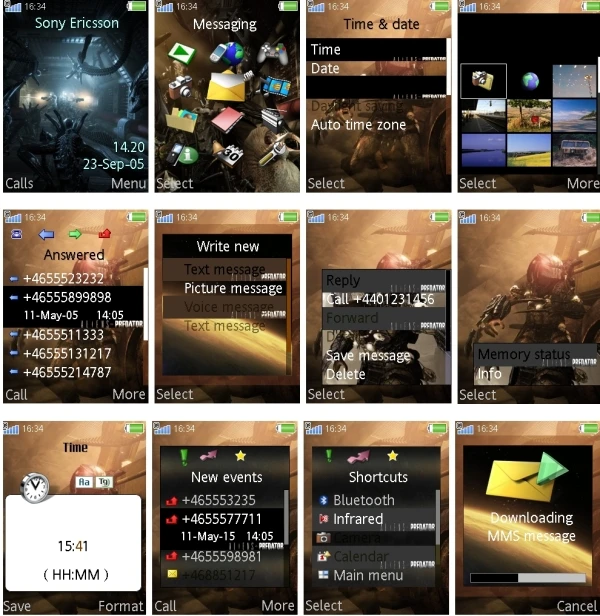 Aliens Vs Predator "Тема для SE 240x320"