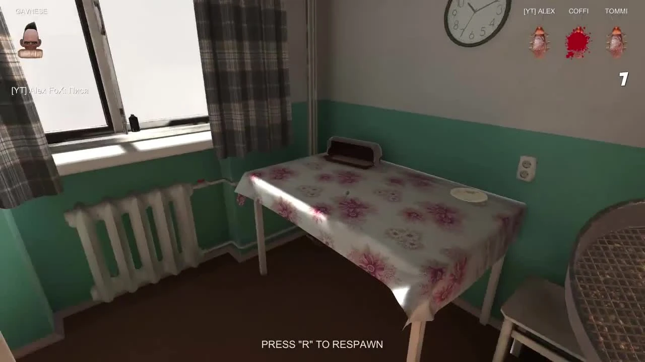 Тараканы напали на старого деда в COCKROACH SIMULATOR ( СИМУЛЯТОР ТАРАКАНОВ )