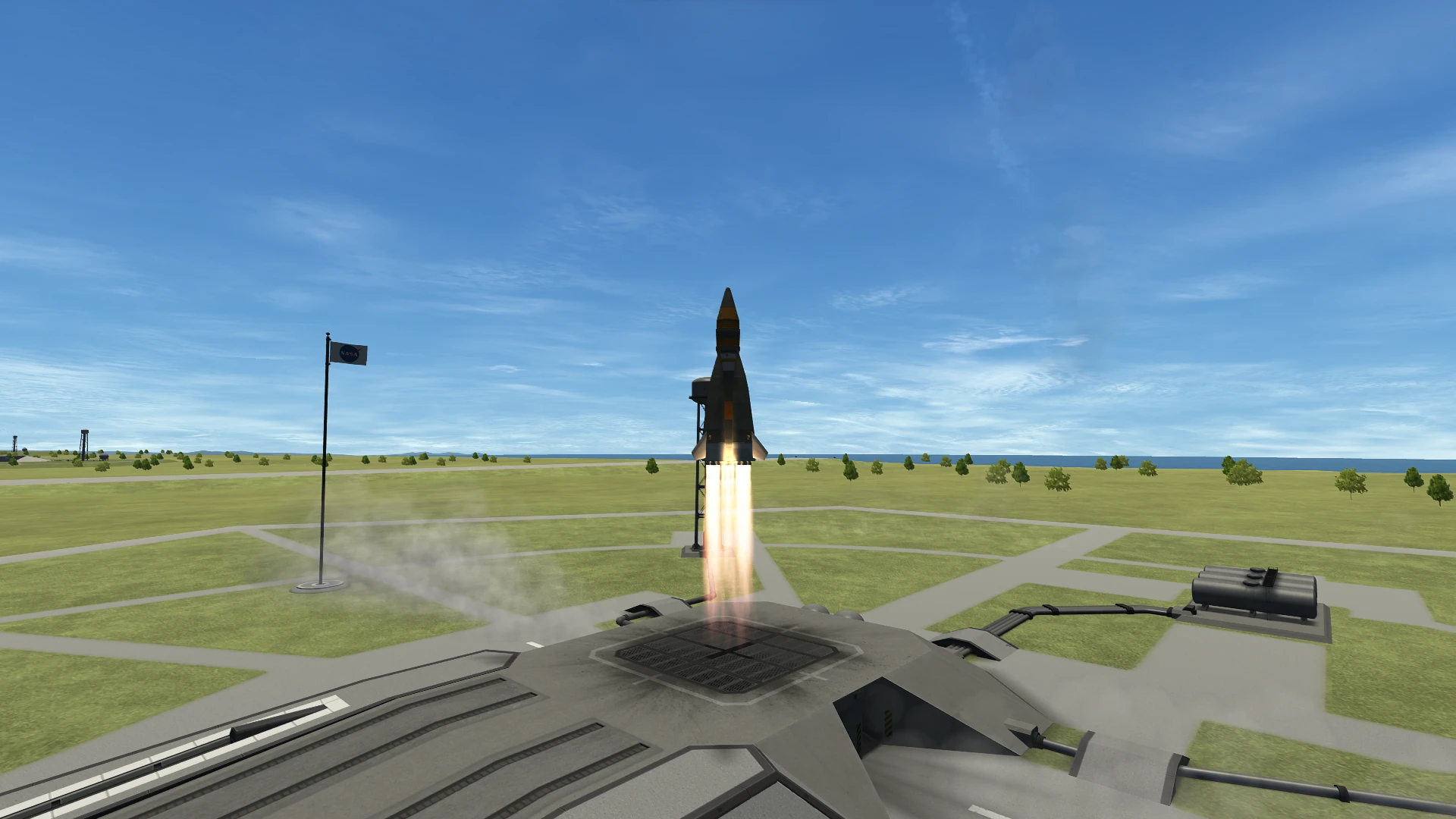 Kerbal Space Program "Спутник-1 + ракета-носитель Р-7"