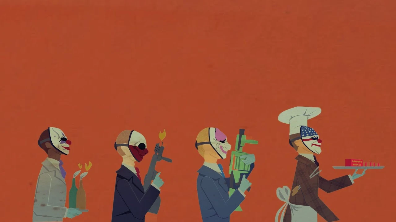 Payday 3 "The Flames of Love в меню"