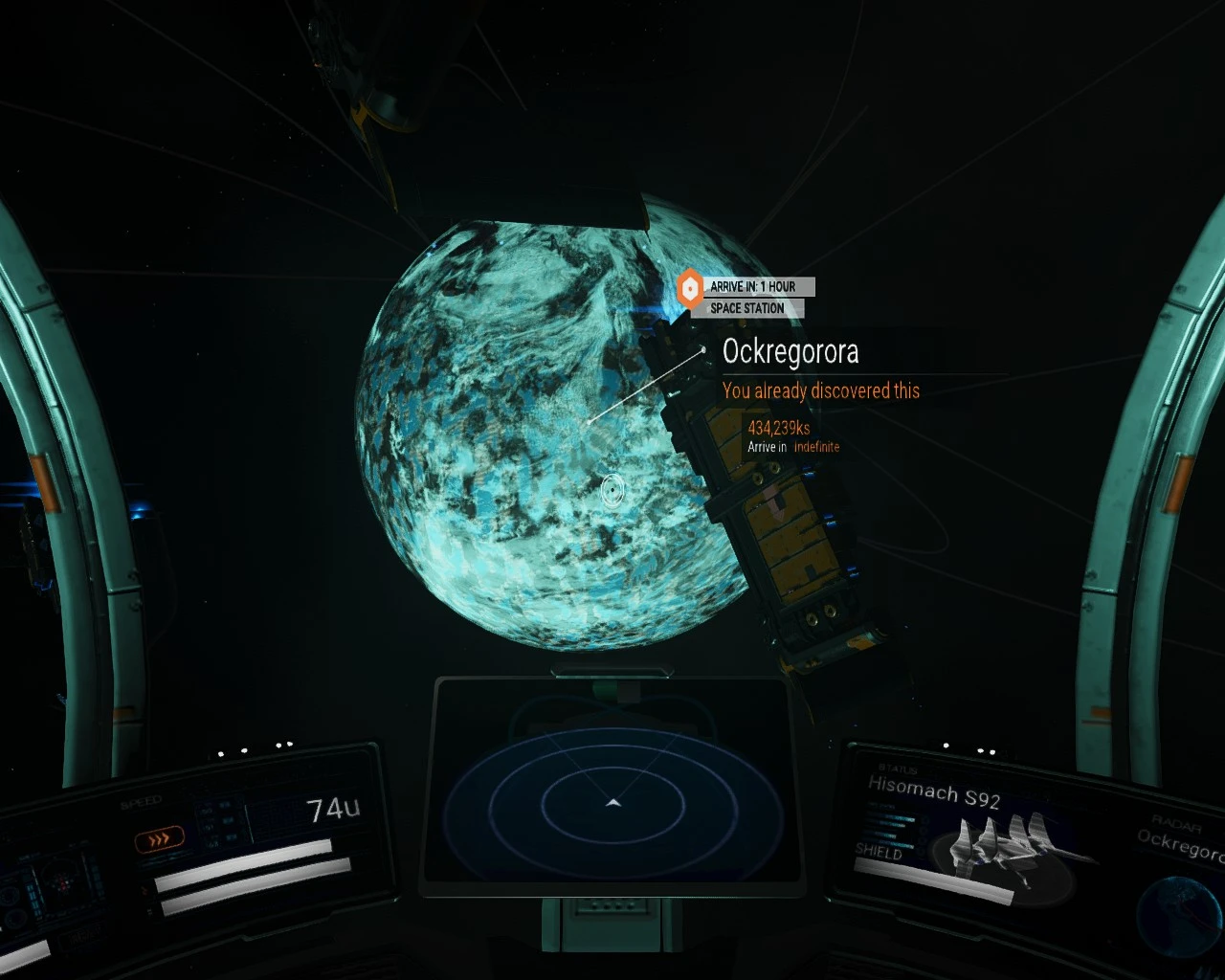 No Man's Sky "Движущиеся облака из космоса / Moving Clouds from Space"