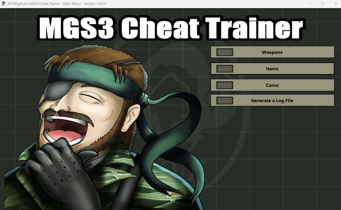 Metal Gear Solid Delta: Snake Eater "Трейнер +3 от ANTIBigBoss: Оружие, предметы, камуфляж" [1.0.0.7 #2]