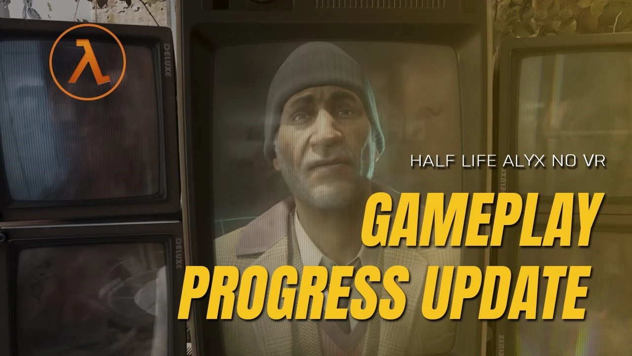 Опубликованно новое обновление о No-VR моде для Half Life Alyx от SoMNst