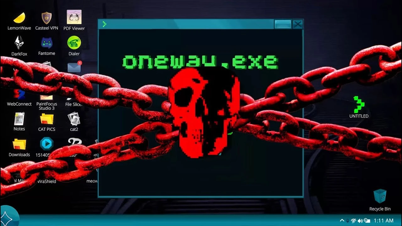 Новая хоррор-головоломка oneway.exe: Module 1.0 вышла в Steam