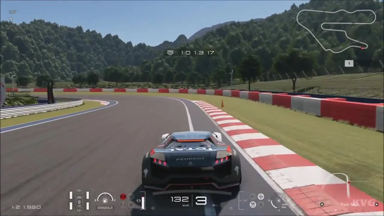 Gran Turismo Sport - Peugeot Vision GT GR3 - Тест-драйв Геймплей (PS4 HD)