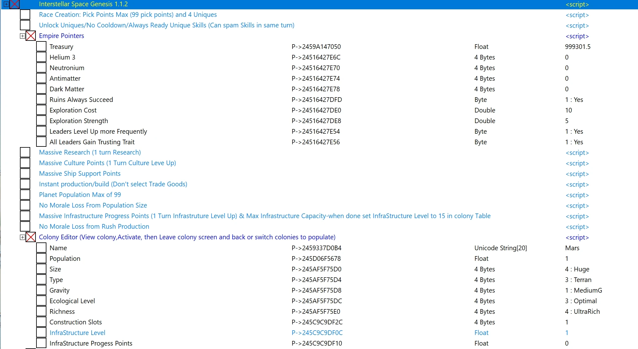 Interstellar Space: Genesis: Чит-Мод/Cheat-Mode (Активация Чит-Меню) [UPD: 28.06.2020] {gideon25}