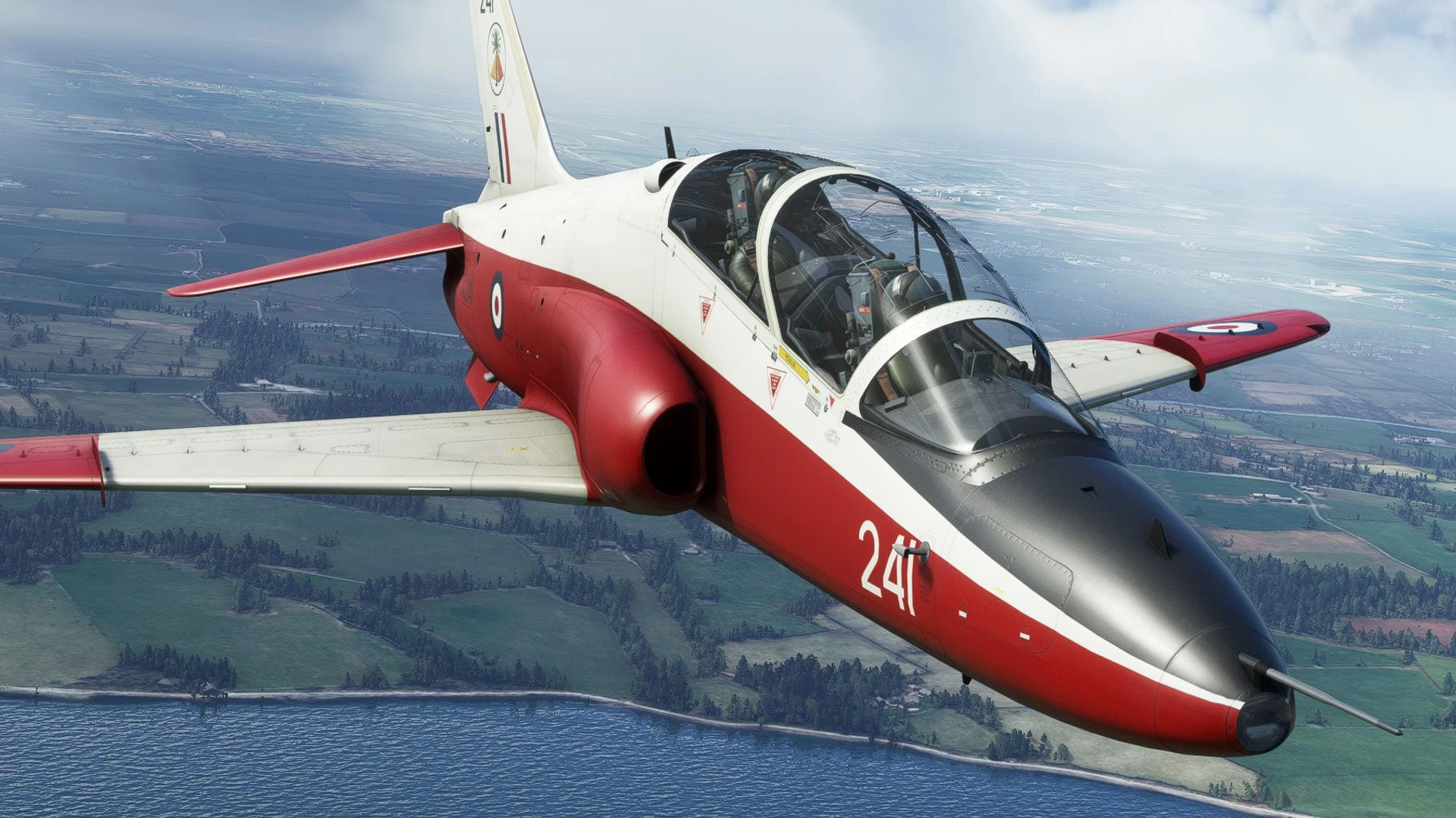 Скриншоты и видео Hawk T1, Airbus A220 и TF-104G Starfighter для Microsoft Flight Simulator