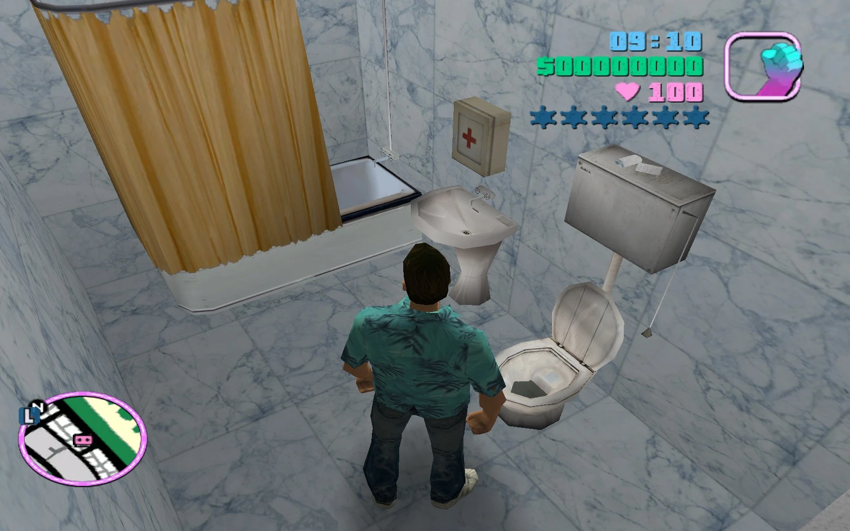 Grand Theft Auto: Vice City "4 этажа отеля Ocean view"