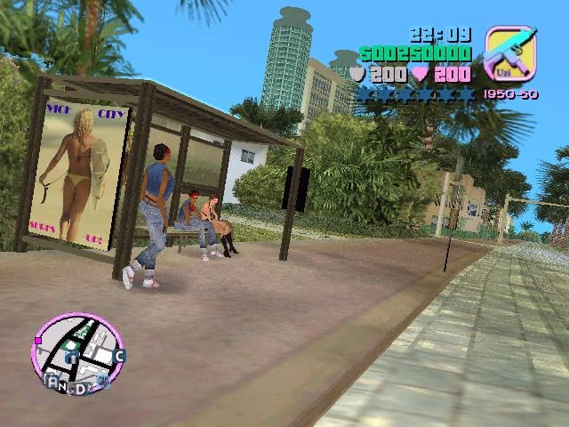 GTA VC "Bus Shelters v3.0 Surfer Special"