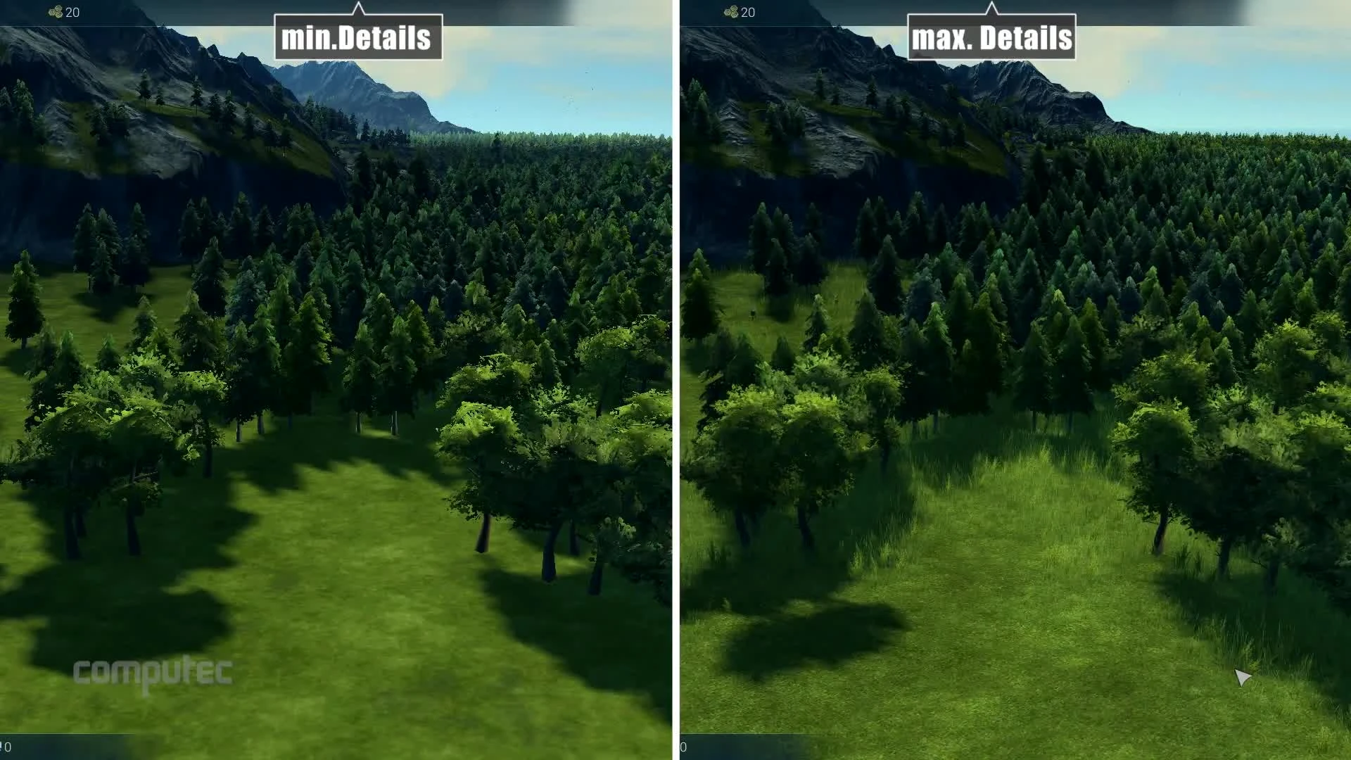 Anno 2205 - Сравнение Min vs. Max