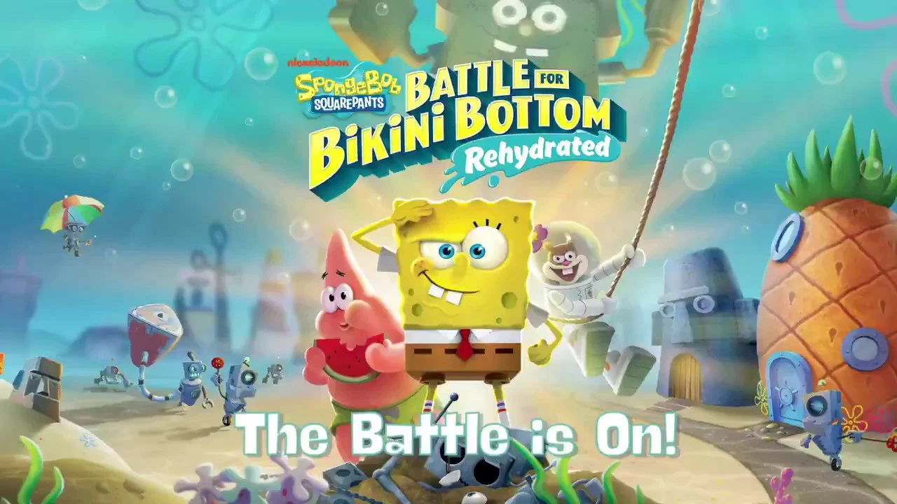Трейлер с участием Сэнди Чикс из SpongeBob SquarePants: Battle for Bikini Bottom - Rehydrated