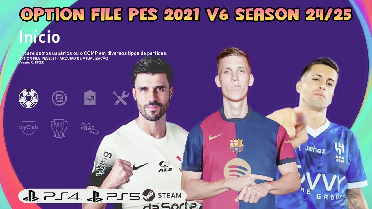 PES 2021 "Файл опций PS4/PS5/PC Сезон 2024-2025" [6.0] {douglas}