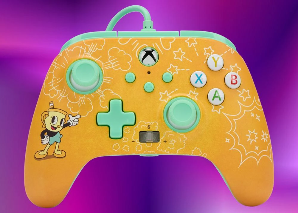 PowerA выпустит уникальный геймпад в стиле Cuphead