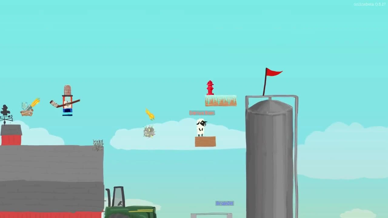 Ultimate Chicken Horse - ОБЗОР БЕЗУМИЯ