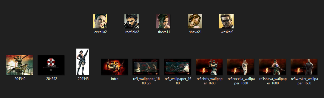 Resident Evil 5 "Обои и Аватары"