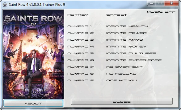 Saints Row 4: Трейнер/Trainer (+9) [1.01] {GRIZZLY / PlayGround.ru}