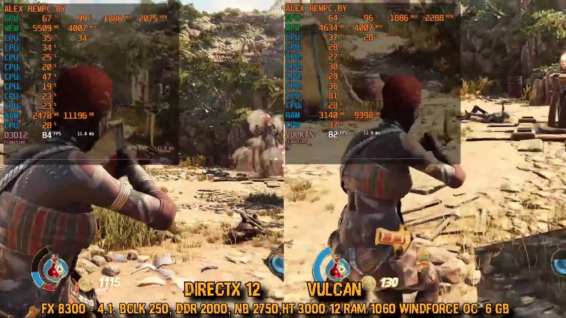 Strange Brigade: DirectX 12 vs. Vulkan