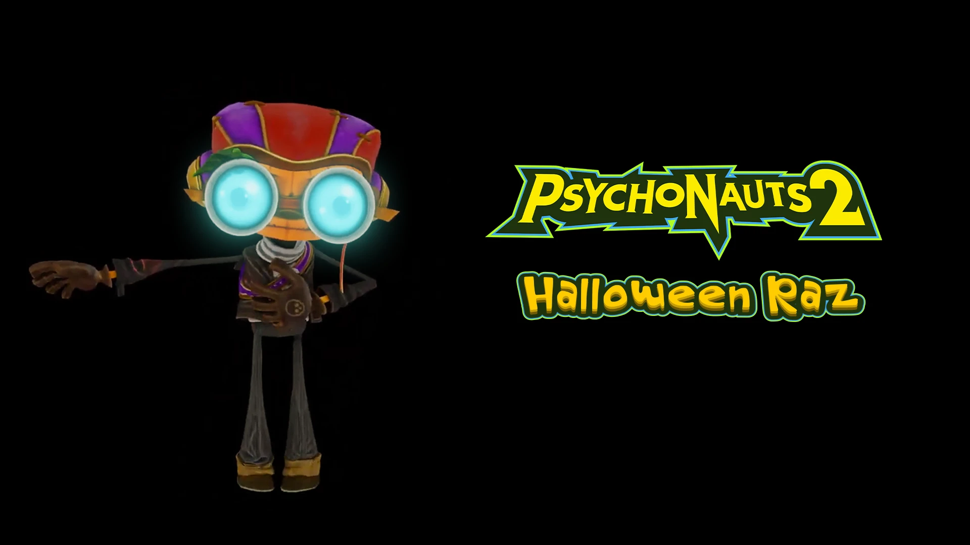 Psychonauts 2 "Мод на хэллоунский скин для Раза"