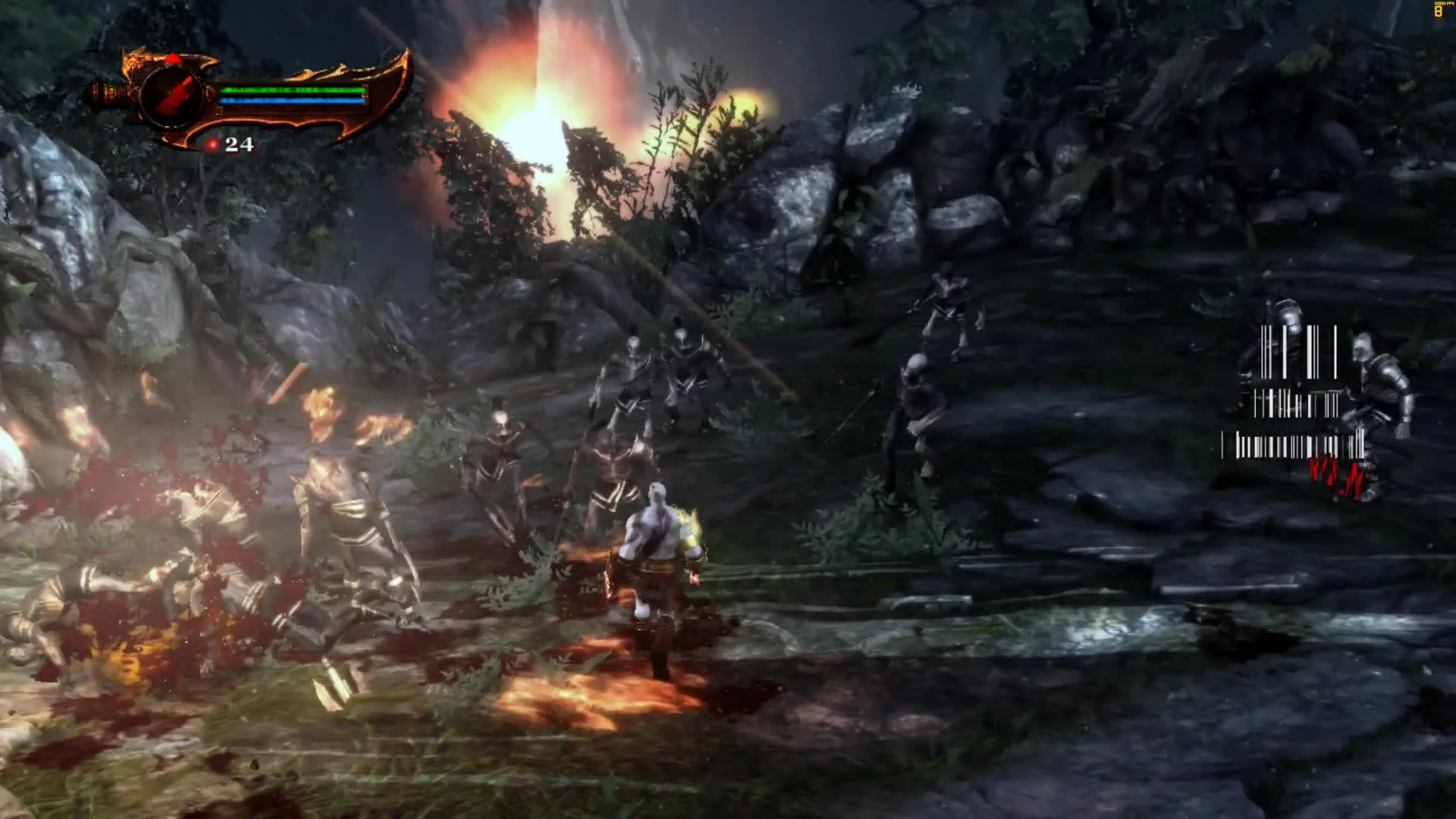 RPCS3 PS3 Emulator - God of War 3 / Тест игры - VULKAN