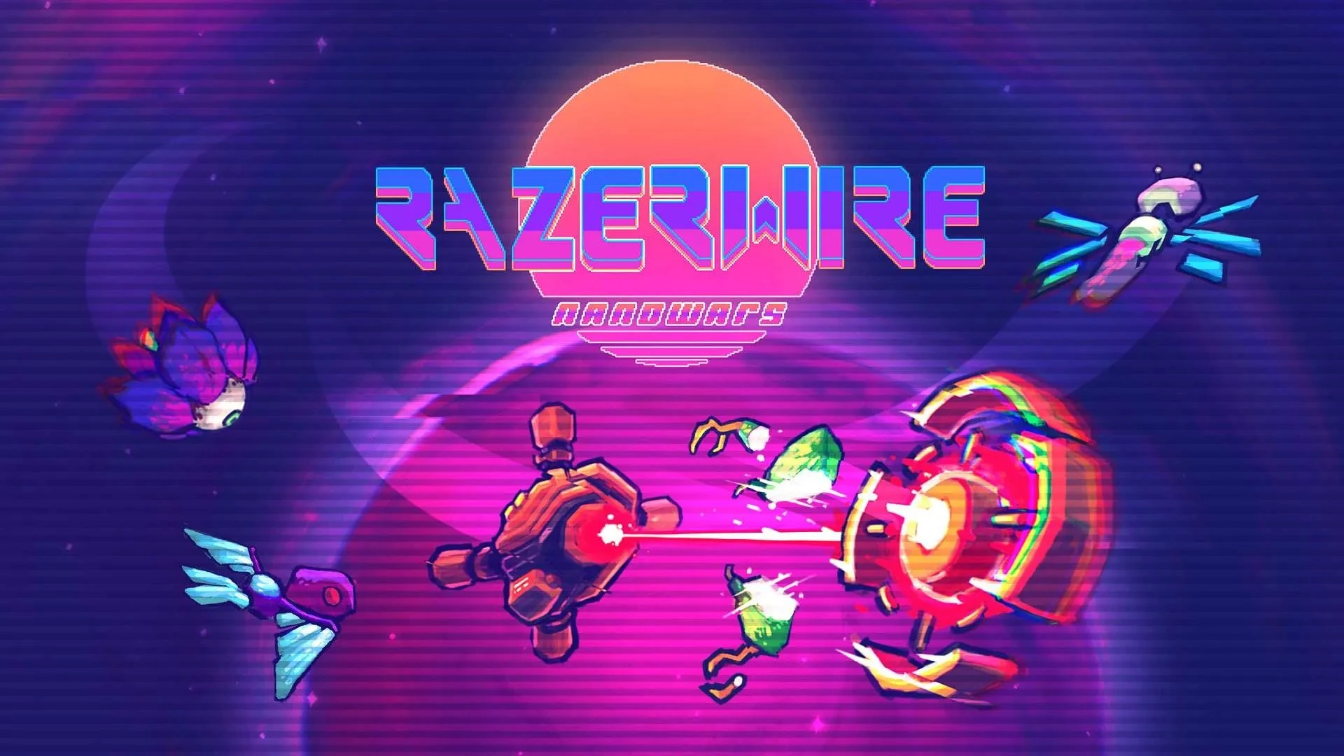 Ретро bullet-hell RazerWire: Nanowars вышла на Switch и скоро появится на Xbox