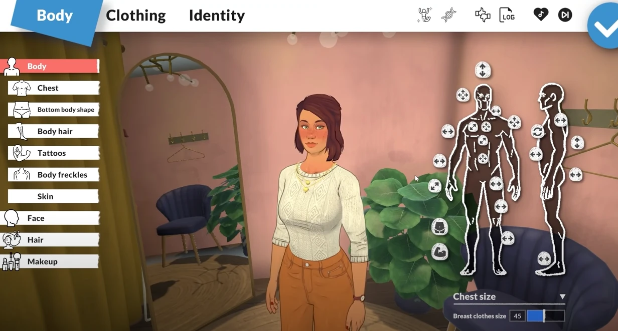 Конкурент Sims, Paralives, демонстрирует гибкость редактора персонажей