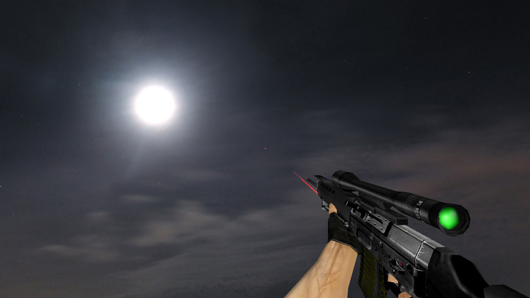 Counter-Strike "Снайперские винтовки с лазером"