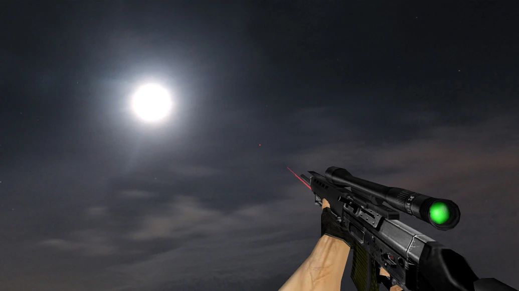 Counter-Strike "Снайперские винтовки с лазером"