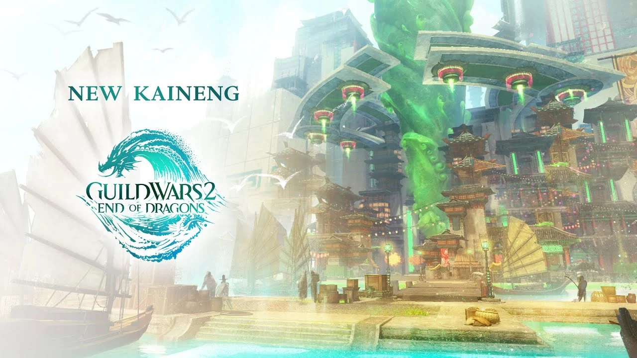 В новом трейлере дополнения для Guild Wars 2 : End of Dragons нам показали город будущего