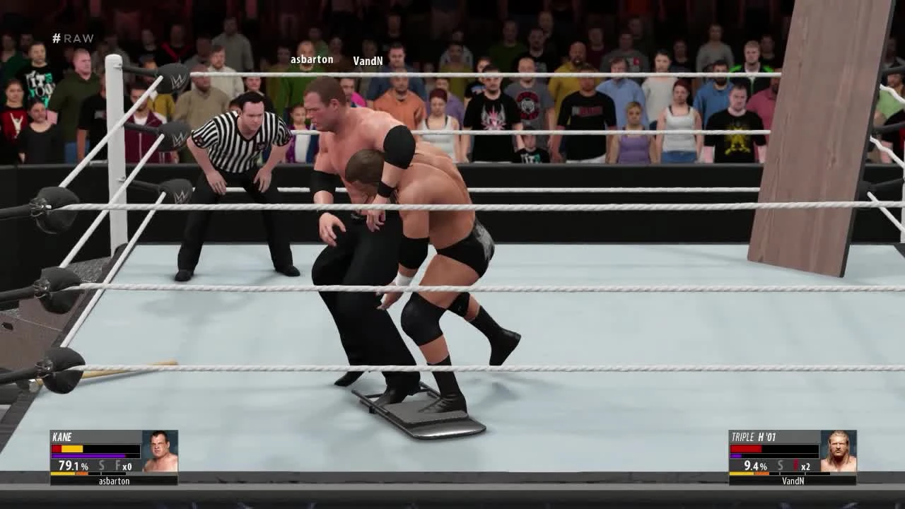 WWE 2K16 "Россия VS USA - 2K16 Online Extreme Fight Triple H VS Kane"