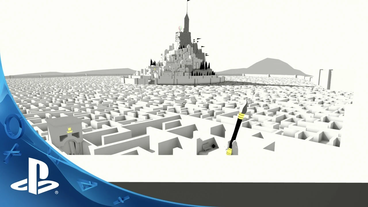 Новый трейлер The Unfinished Swan, приуроченный к выпуску игры на PS4 и PS Vita