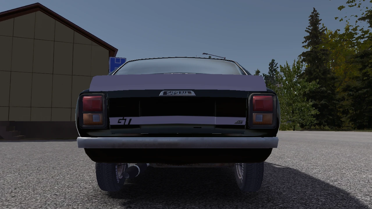 My Summer Car "Покраска Чёрная GT сатсума"