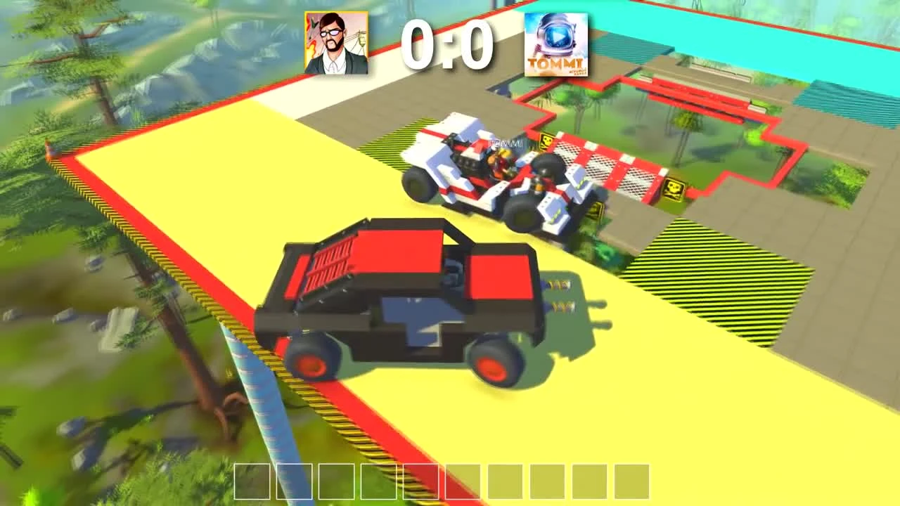 Scrap Mechanic "крутейшее дерби в воздухе на самых клевых тачках и механизмах в scrap mechanic!"