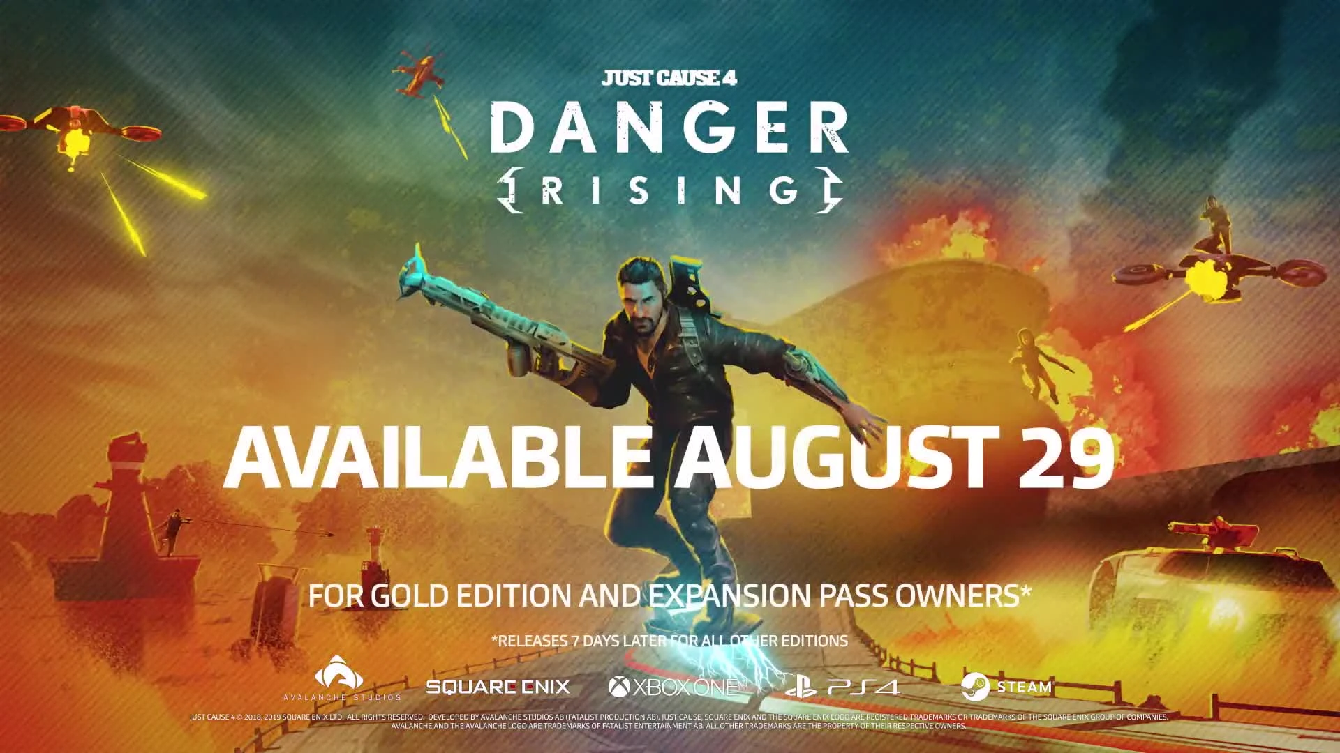 Новый DLC: Danger Rising выходит 29 августа