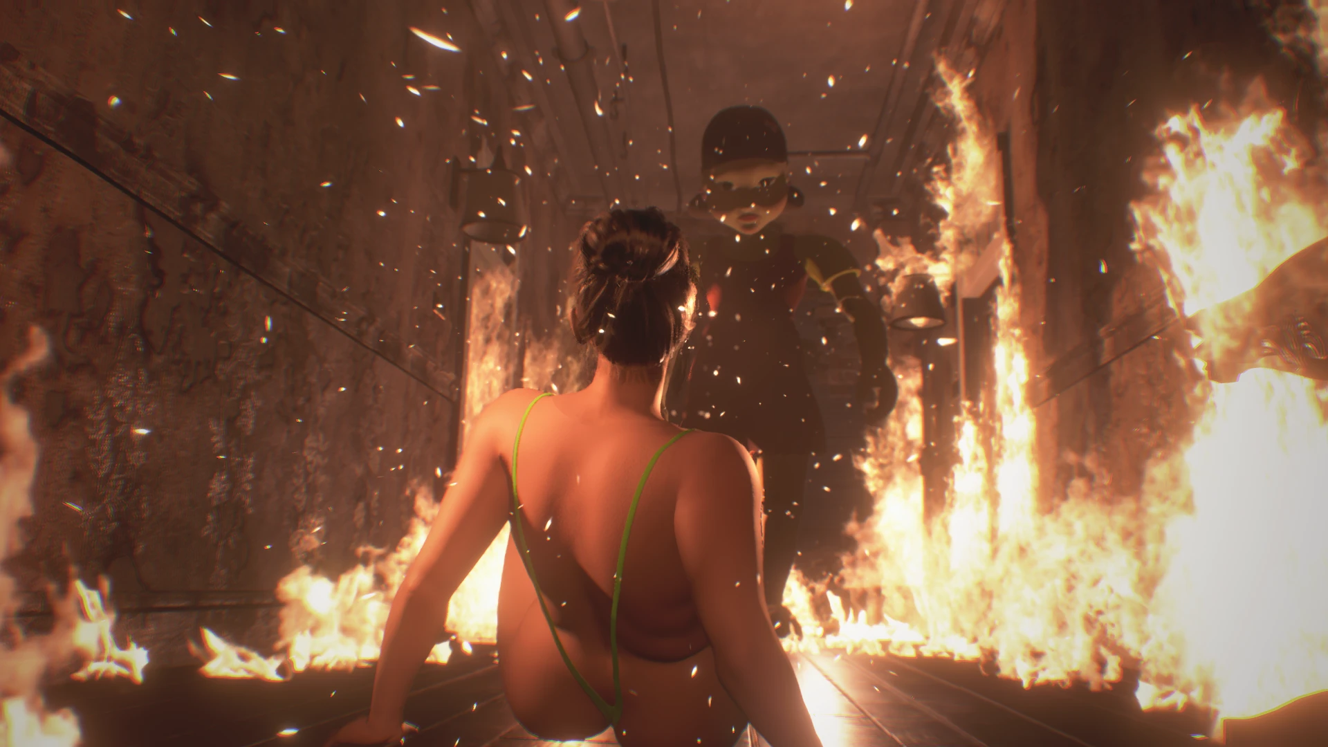 Resident Evil 3 "Немезис в стиле Игры в кальмара"