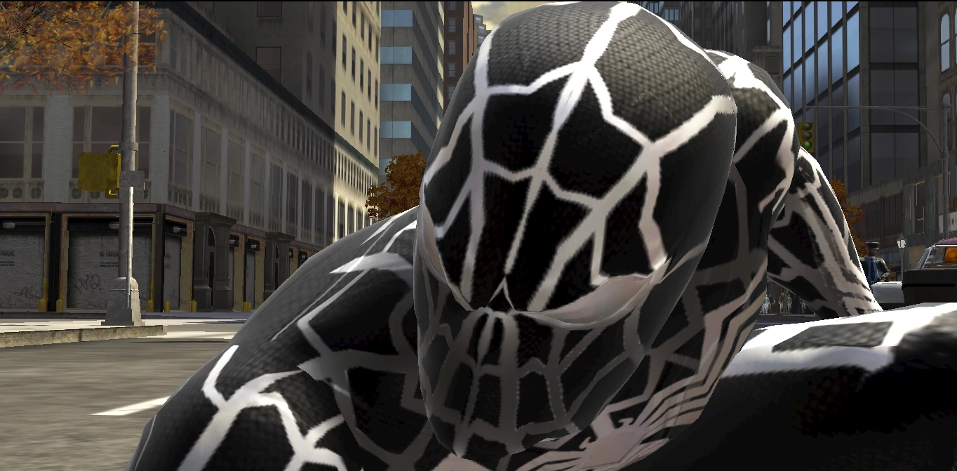 Spider-Man: Web of Shadows "concept black suit"