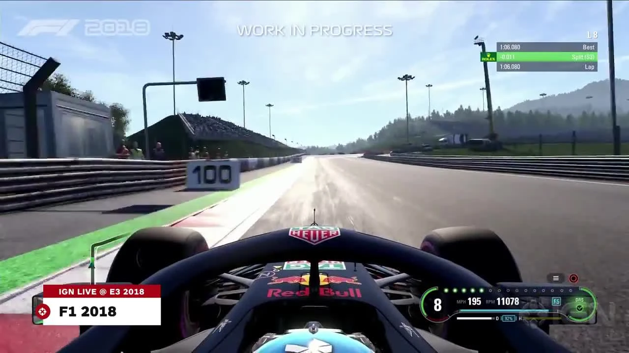Геймплей F1 2018 с E3 2018