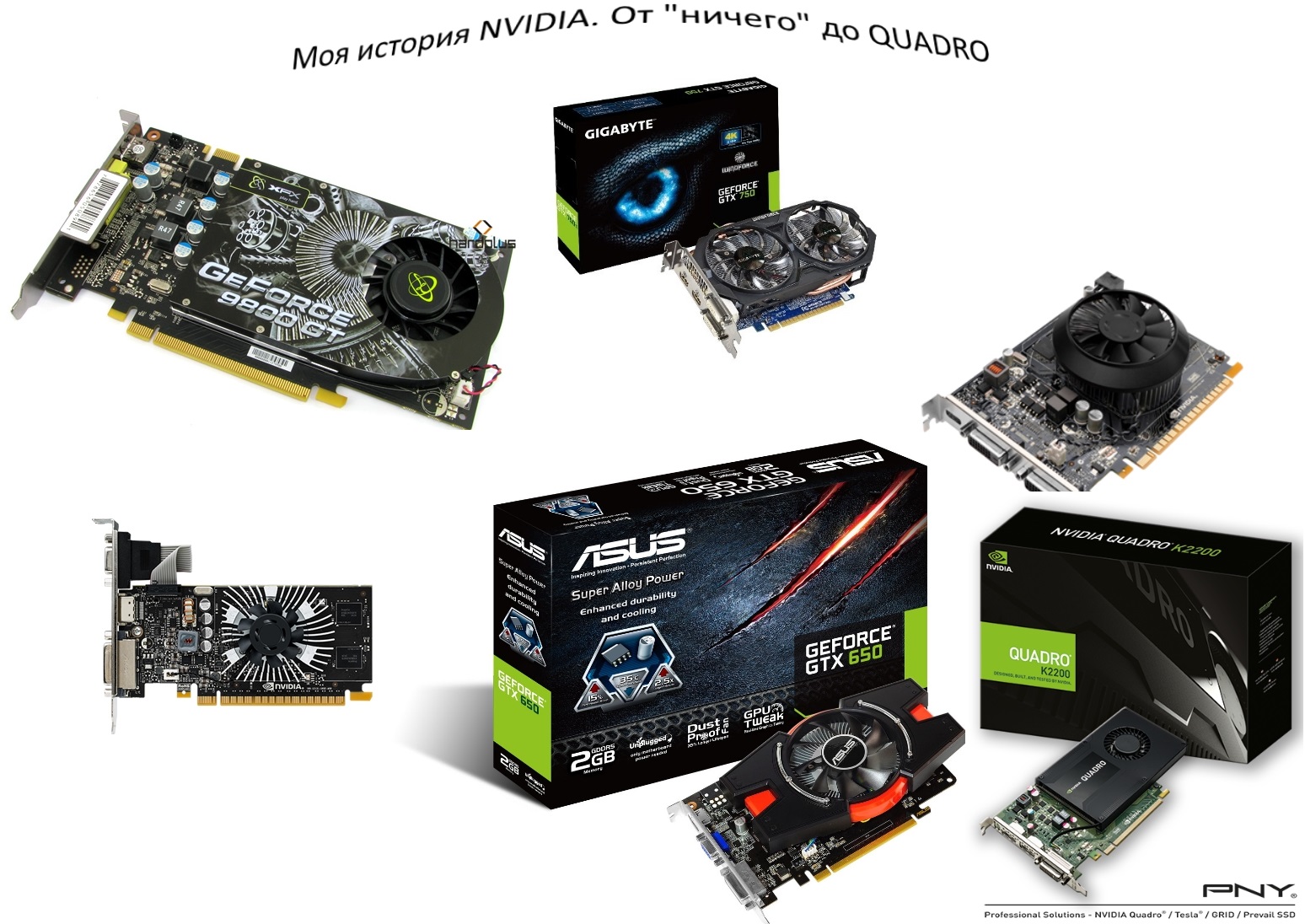 Моя история NVIDIA. От "ничего" до QUADRO