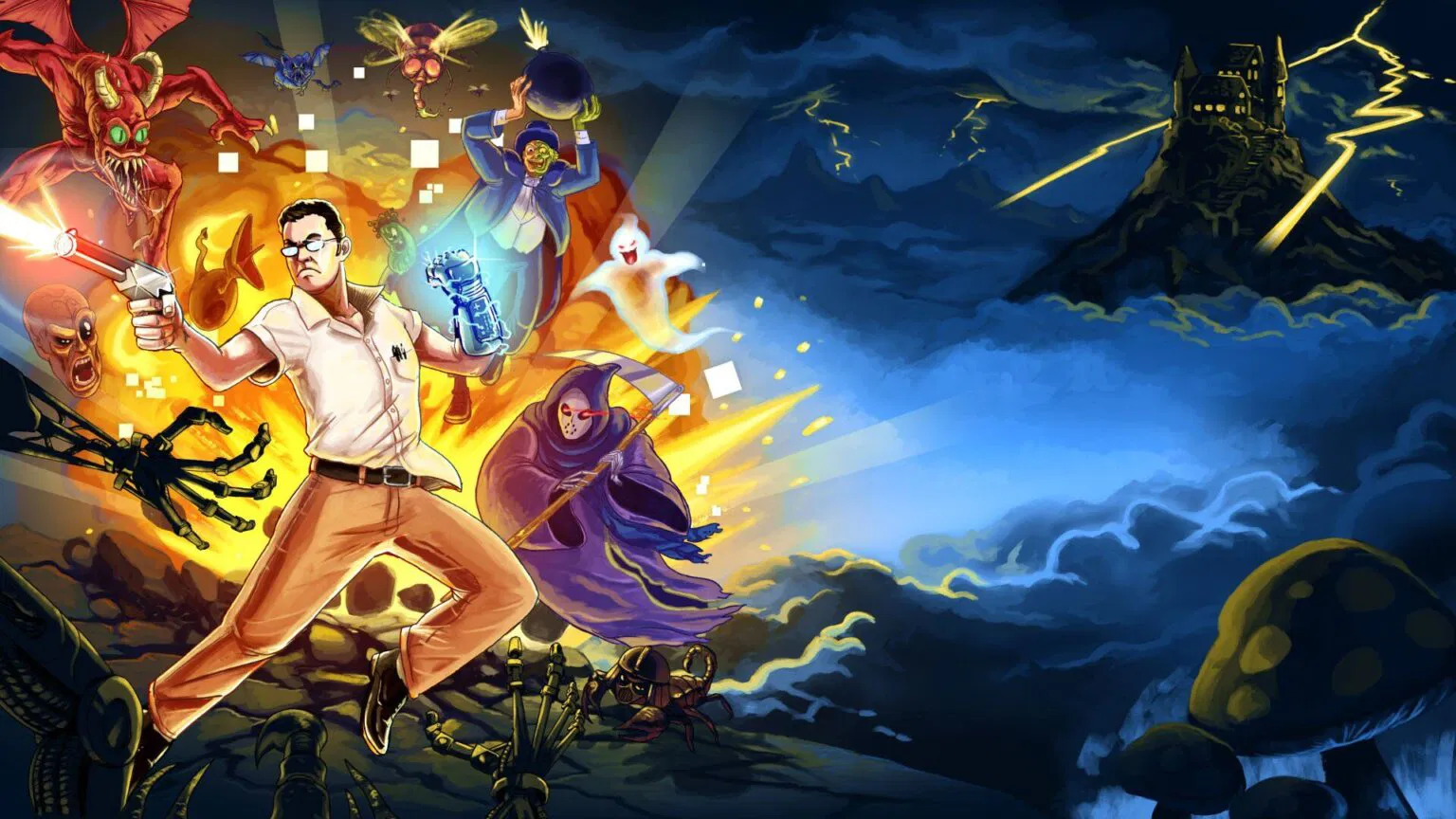 Обзор Angry Video Game Nerd 8-bit - дань уважения эпохе 8-битных игр наполненная грубым юмором и отсылками