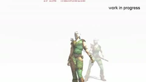 Drakensang "Elf Female animation"