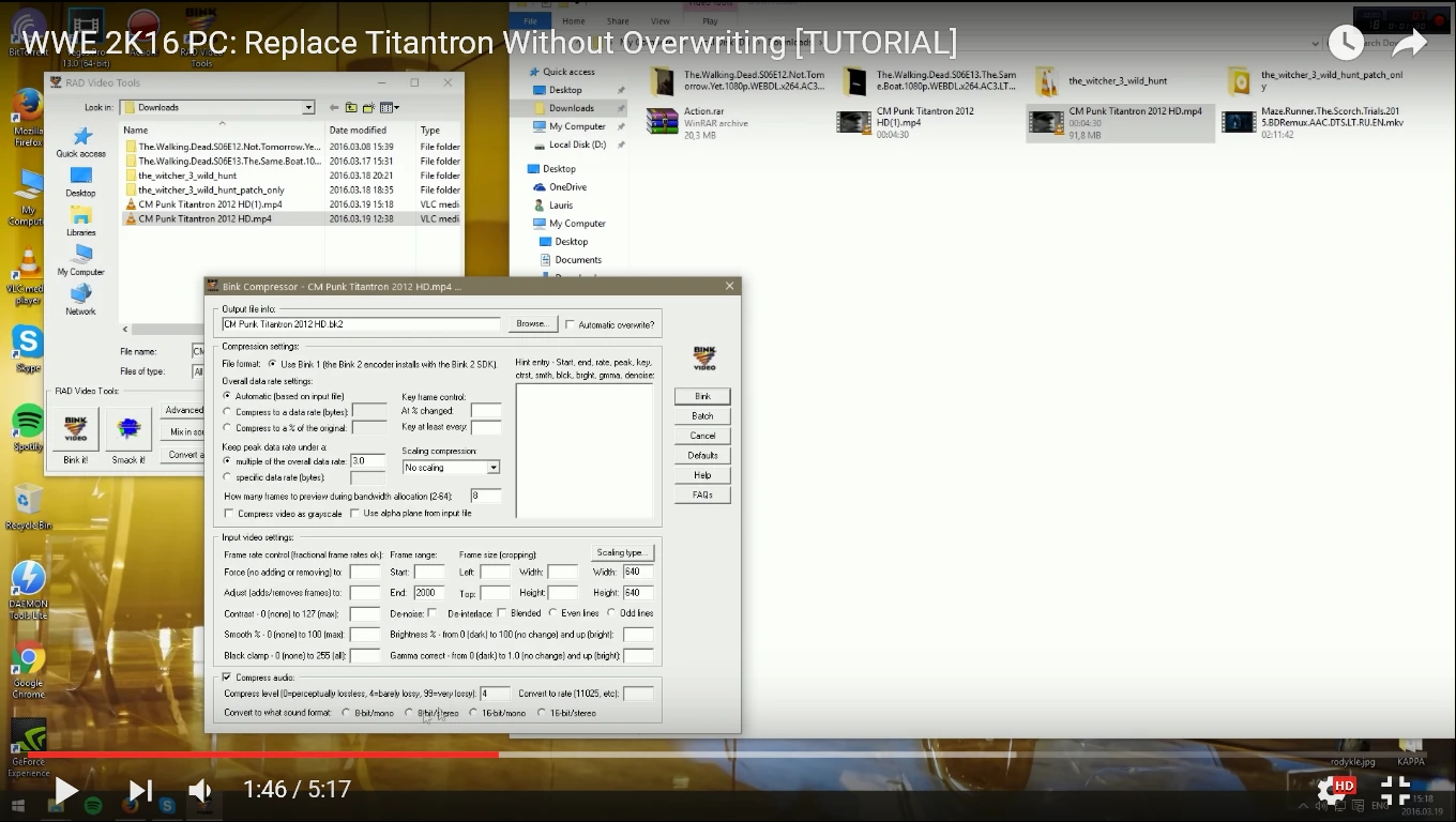 WWE 2K16 "RadTools (Замена Титантронов)"