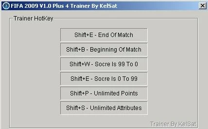 FIFA 09: Трейнер (+4)
