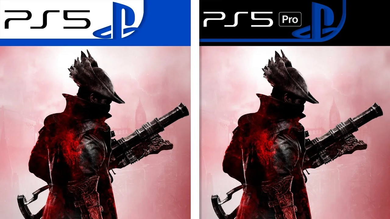 Сравнение графики Bloodborne на PS5 и PS5 Pro